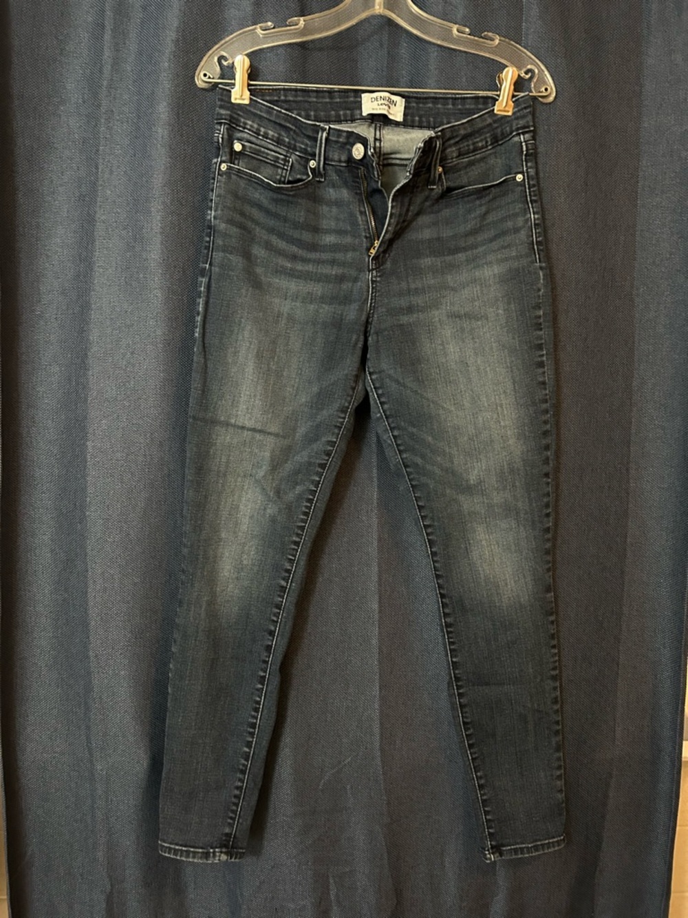Denizen from Levi's Women's Dark Wash Skinny Jeans - Black-Blue